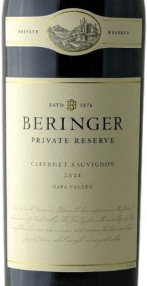 Beringer Vineyards Private Reserve Cabernet Sauvignon Napa Valley 2021 750ml