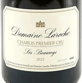Domaine Laroche Les Beauroys Chablis Premier Cru 2022 750ml