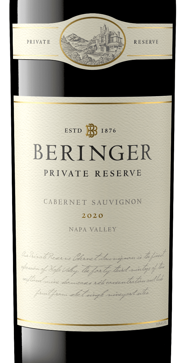 Beringer Vineyards Private Reserve Cabernet Sauvignon Napa Valley 2020 750ml