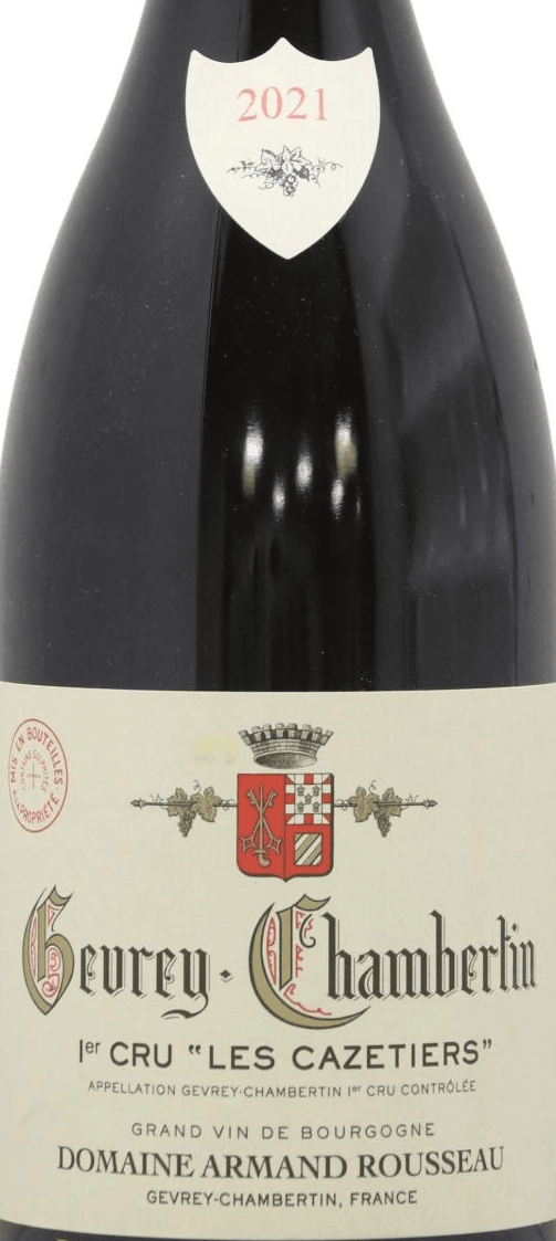 Domaine Armand Rousseau Pere et Fils Les Cazetiers Gevrey-Chambertin Premier Cru 2021 750ml
